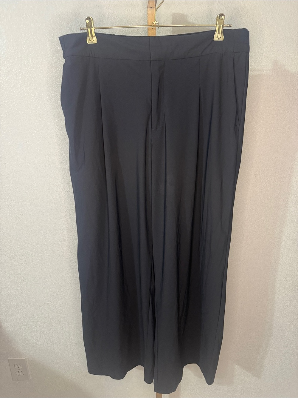 ATHLETA - Wife Leg Dress Pants - dark grey- size 14